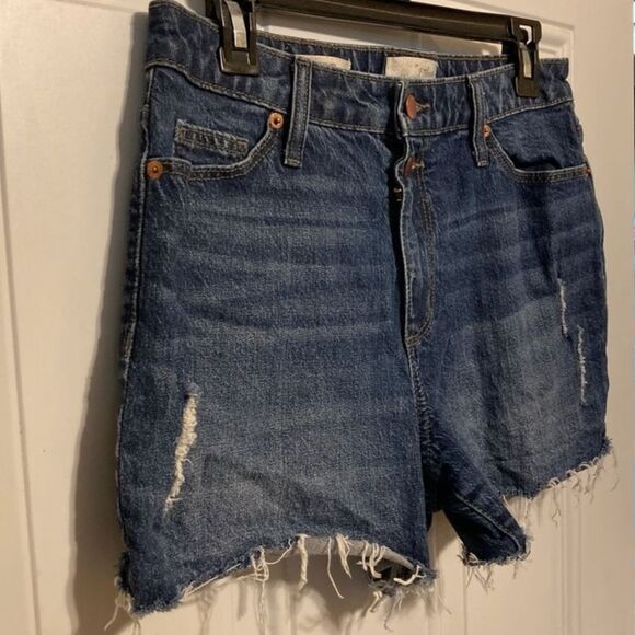 UNIVERSAL THREAD Goods Co Jean Shorts Vintage Midi Cut Offs Womens 6/28R - Picture 2 of 13